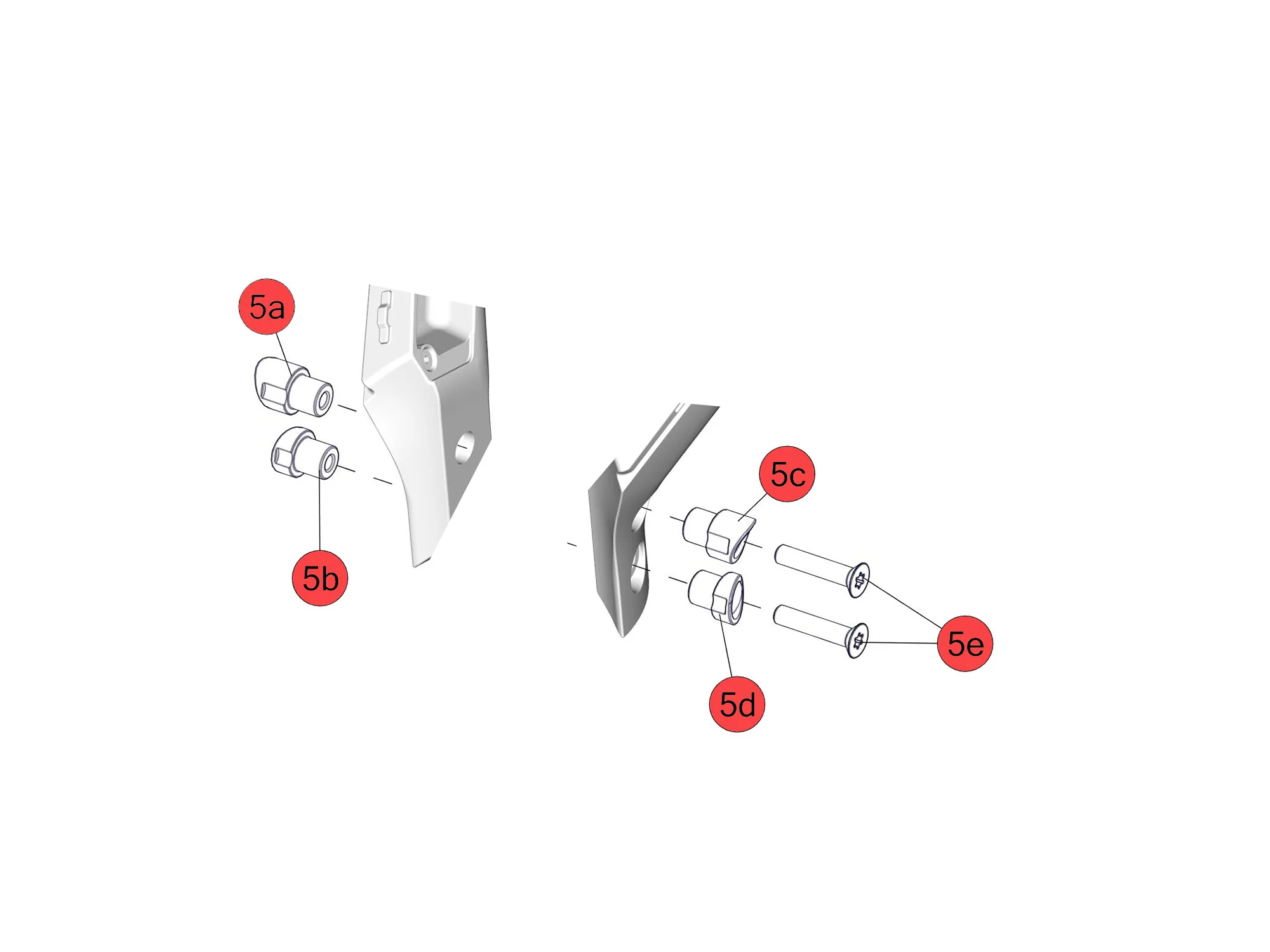TM01 V / Flat Cockpit Bolt Kit